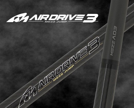 Airdrive 3｜Jump Cues｜Cues｜POOL PRODUCTS｜Mezz Cues: High 